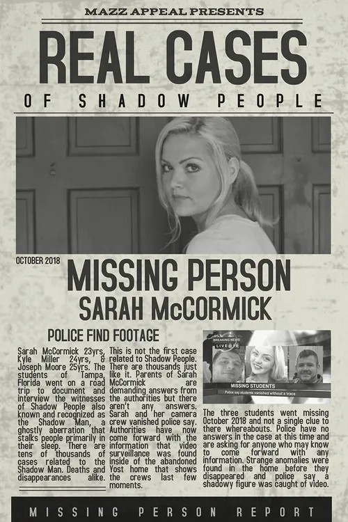 Real Cases of Shadow People: The Sarah McCormick Story