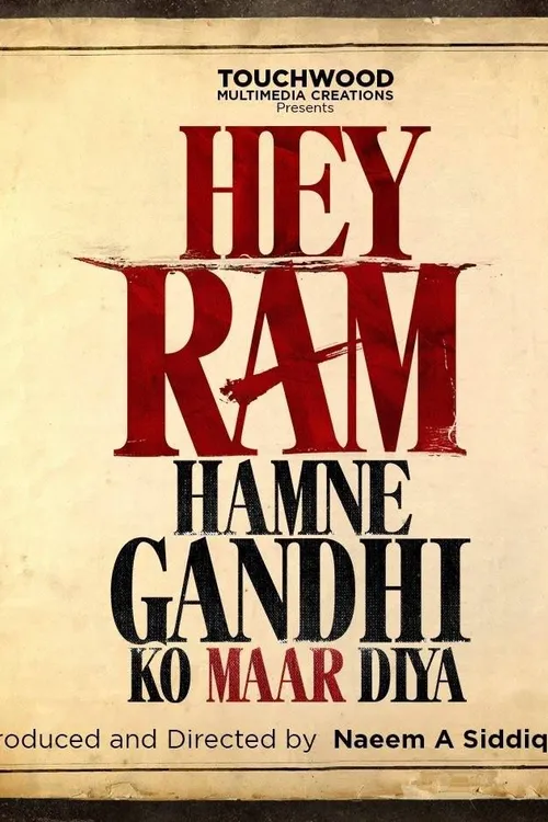 Hey Ram Hamne Gandhi Ko maar Diya